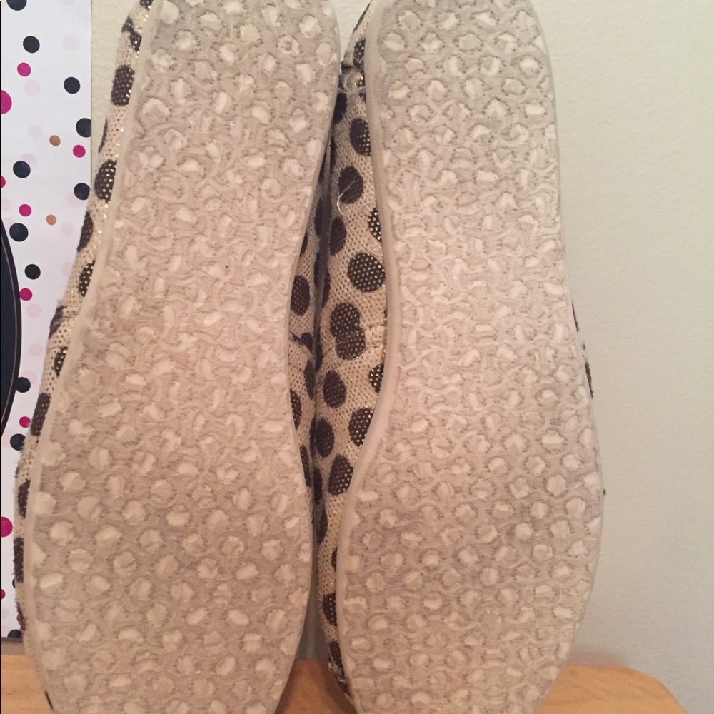 TOMS Polka Dot Brown size 8 - Picture 7 of 7